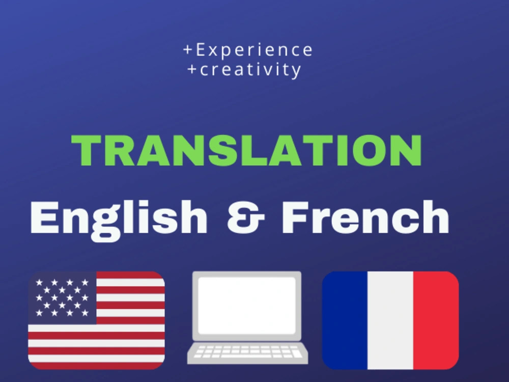 Translate english to canadian french Upwork