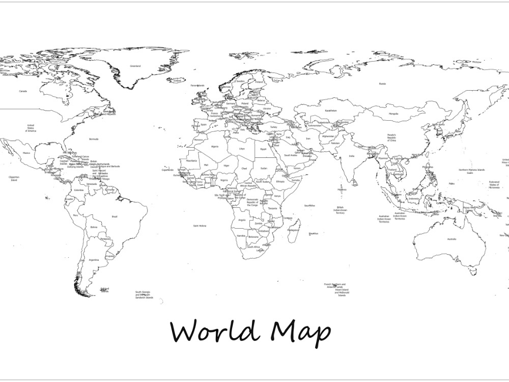 A Modern Custom Map Poster Design | Upwork