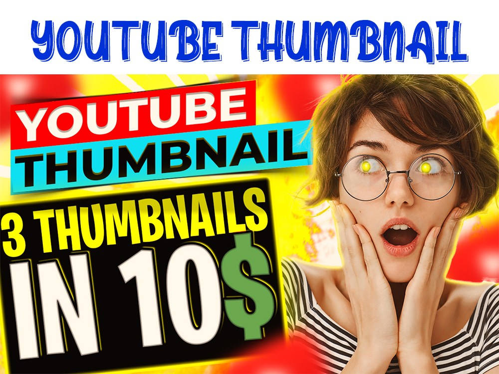 Top level, view booster youtube thumbnail design in 3 hours Upwork