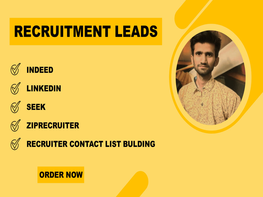 Recruitment lead generation from linkedin, indeed and ziprecruiter 
