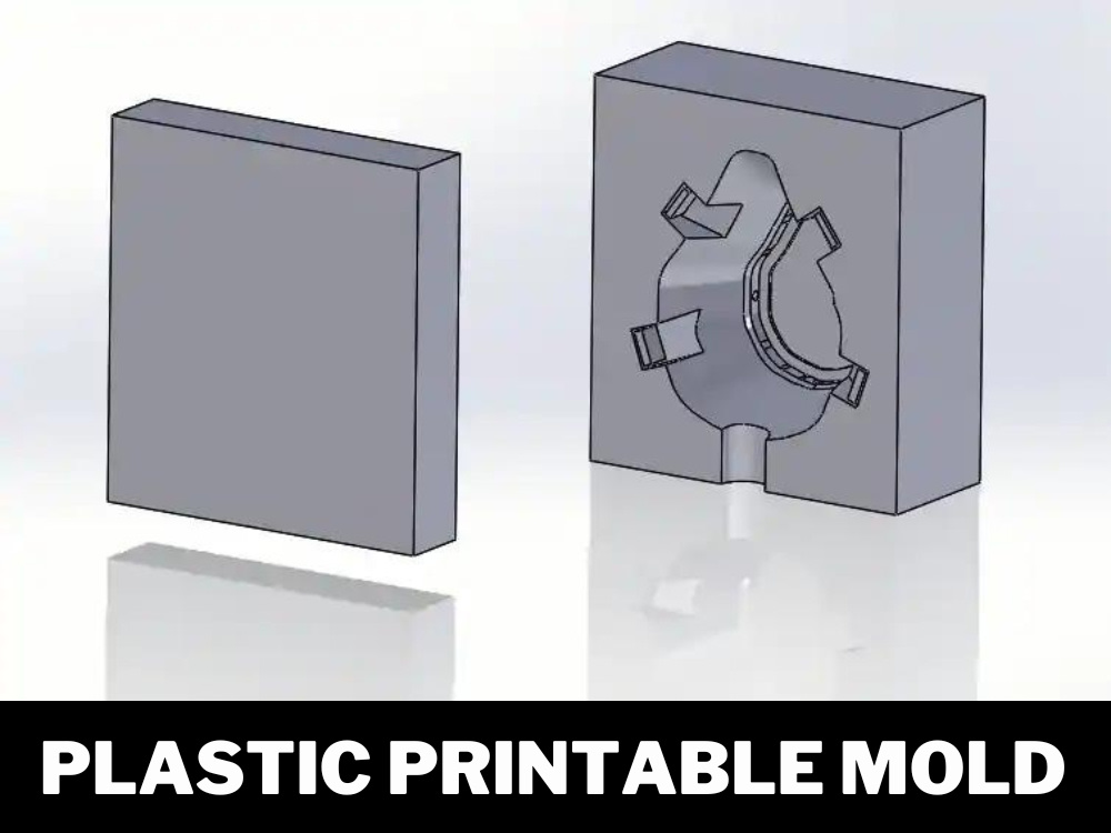 3D model and injection mold plastic printable mold | Upwork