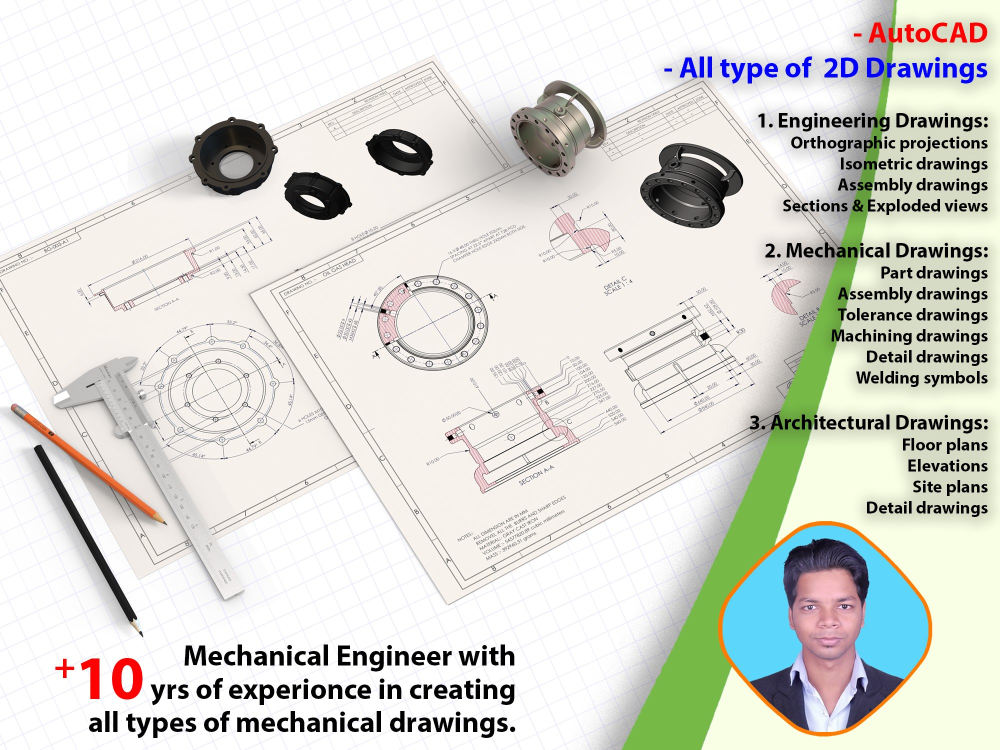 2d Drawing Using Autocad And Solidworks Upwork 2d Drawing Using Autocad And Solidworks Upwork