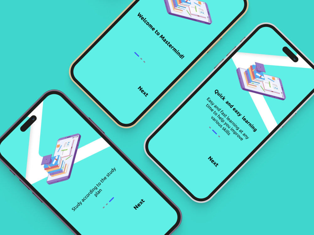 Splash onboarding sign in sign out screens | Upwork
