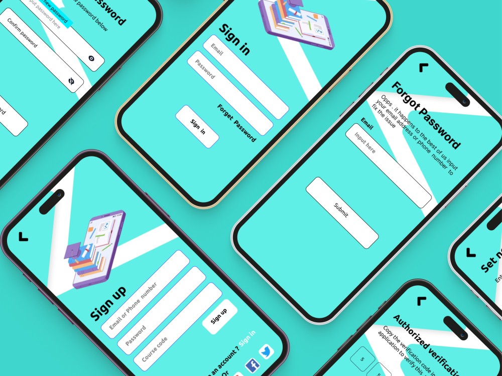 Splash onboarding sign in sign out screens | Upwork
