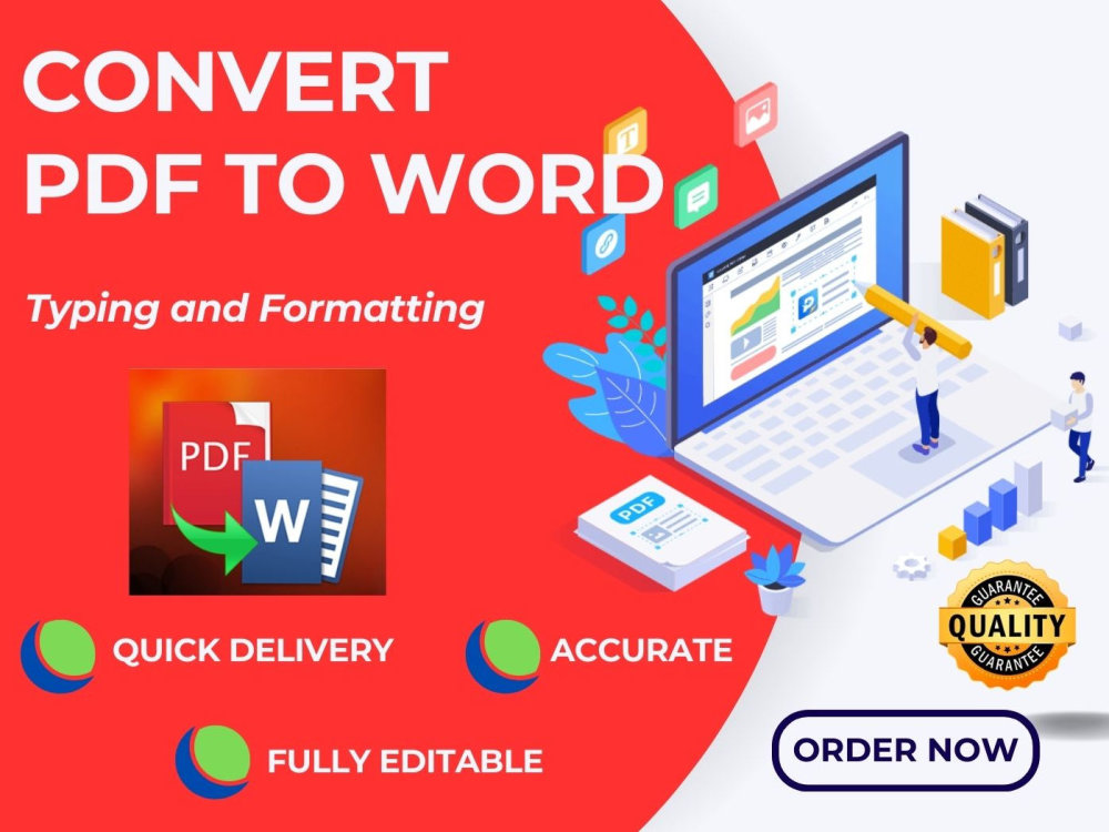 A PDF file conversion to an editable Word document | Upwork