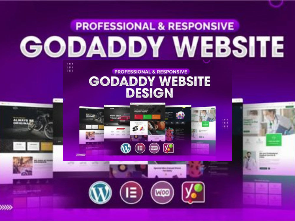 GoDaddy site Design, GoDaddy site Redesign, GoDaddy Landing Page