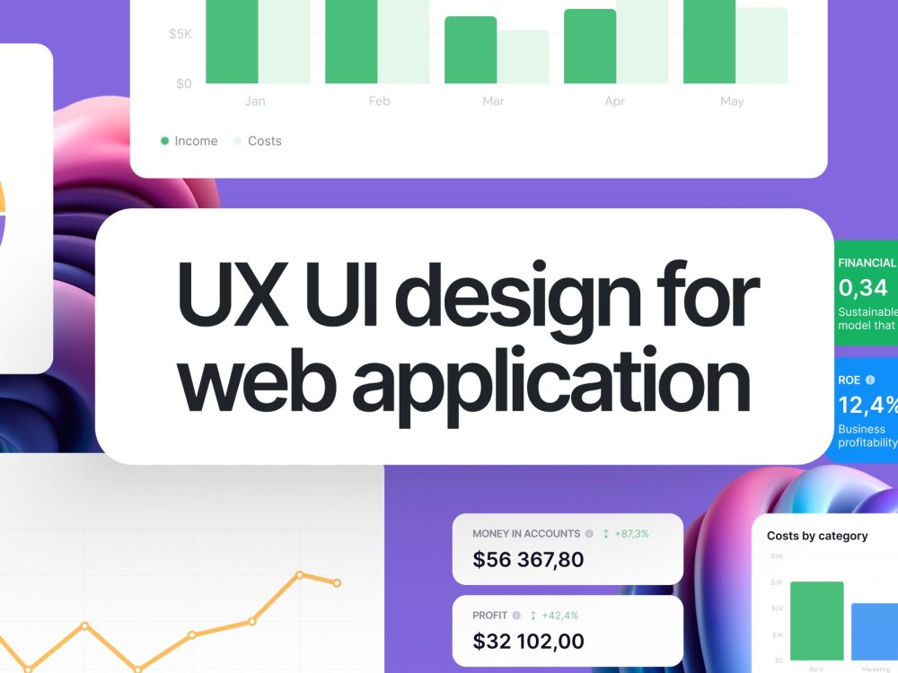 Web Application, UI UX design, CRM, SAAS, MVP Dashboard, Design in ...