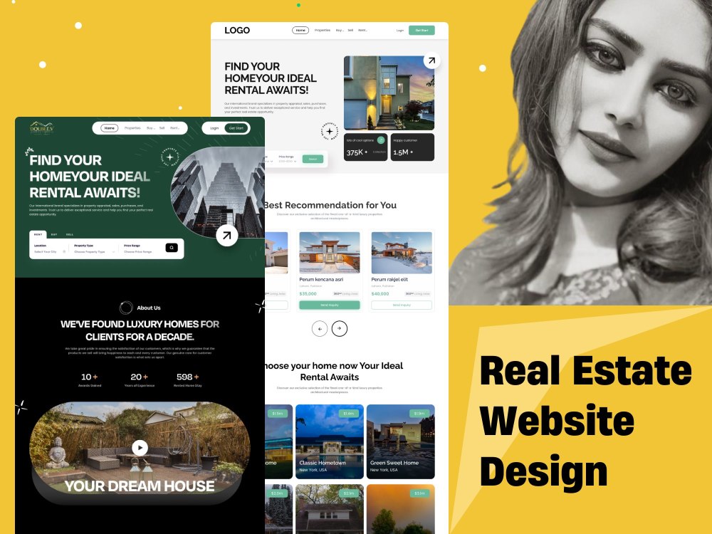 A creative and unique website design | Upwork