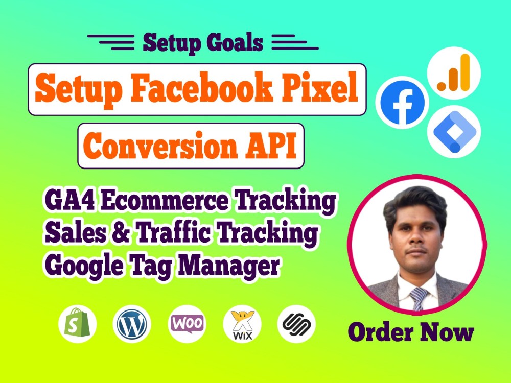 Setup Facebook Pixel Conversion API Google Analytics 4 Event Tracking ...