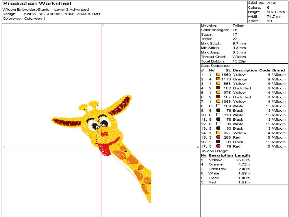 DST,PES,EMB,PXF and needed format for amazing embroidery digitization