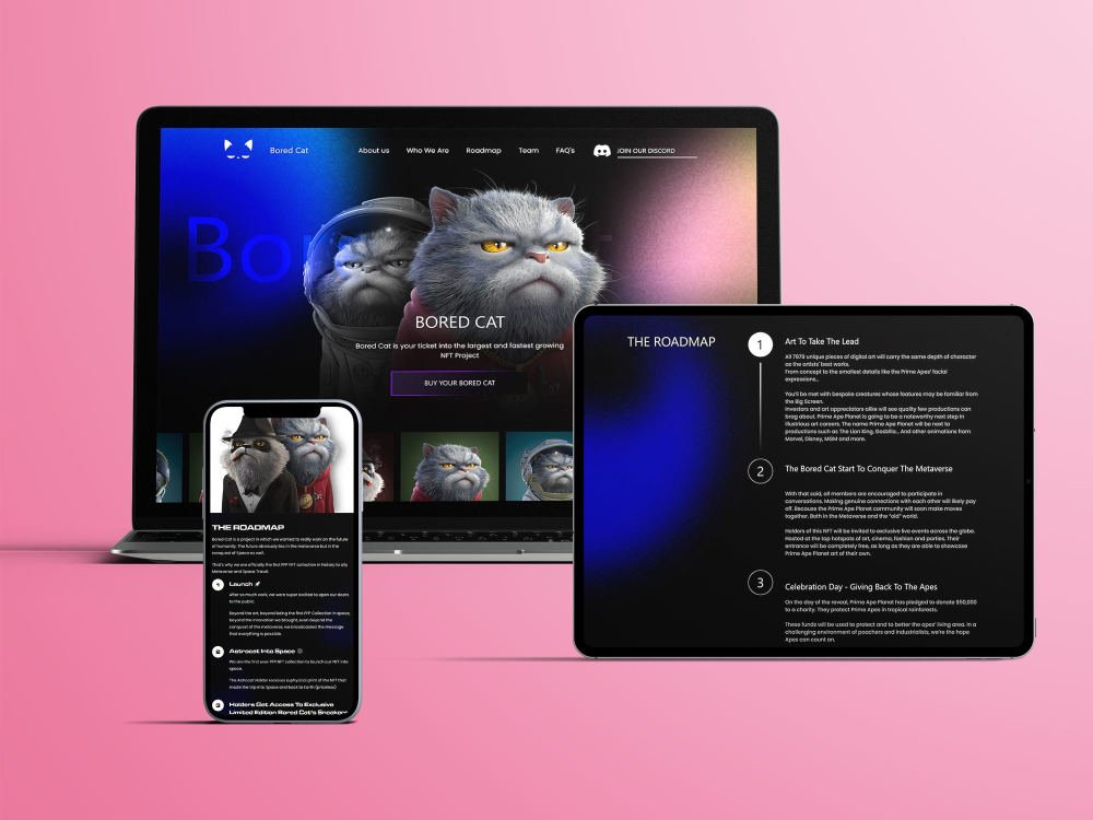 A unique UI and UX website design for Blockchain, NFT & Cryptocurrency ...