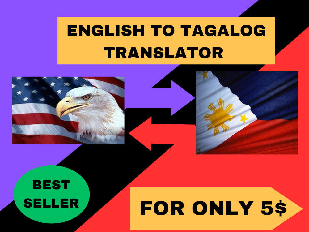 Video and audio to text, English to Tagalog or Vice versa Upwork