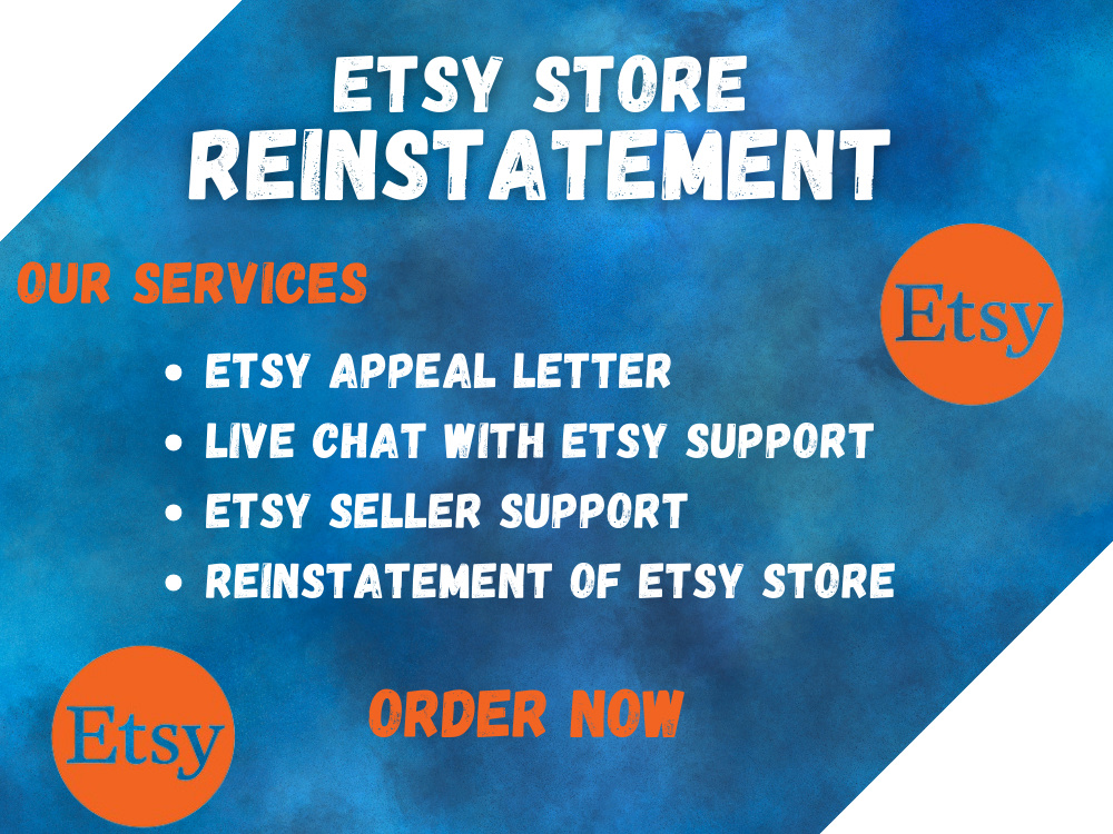 Appeal letter for Etsy suspension removal and Etsy reinstatement Upwork