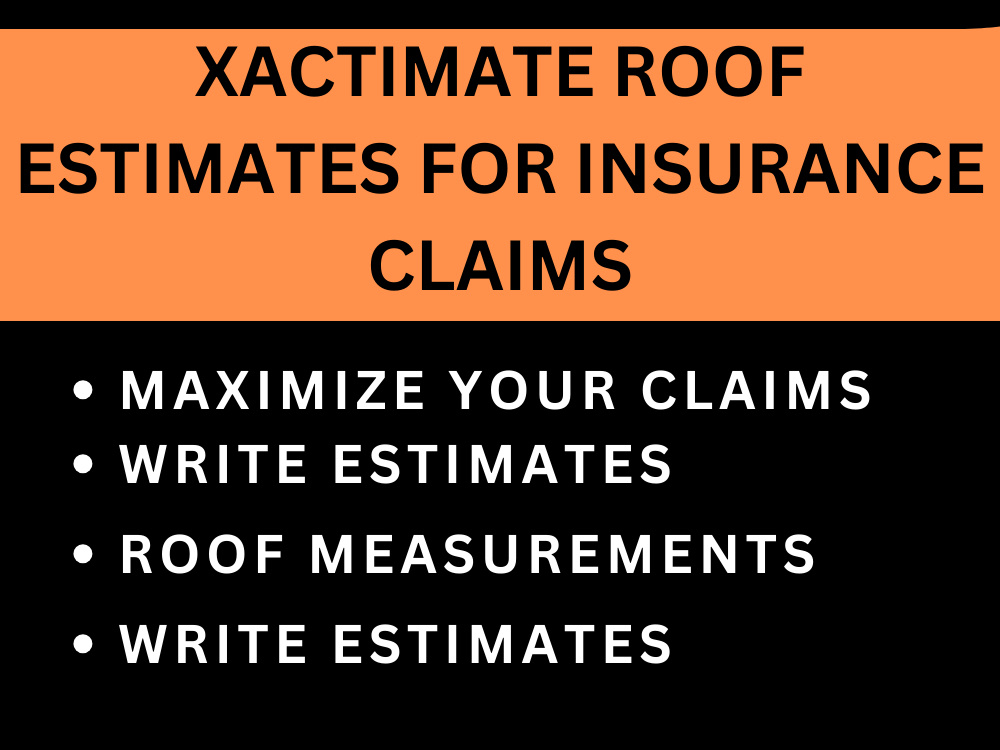 Your roofing estimate in Xactimate Upwork