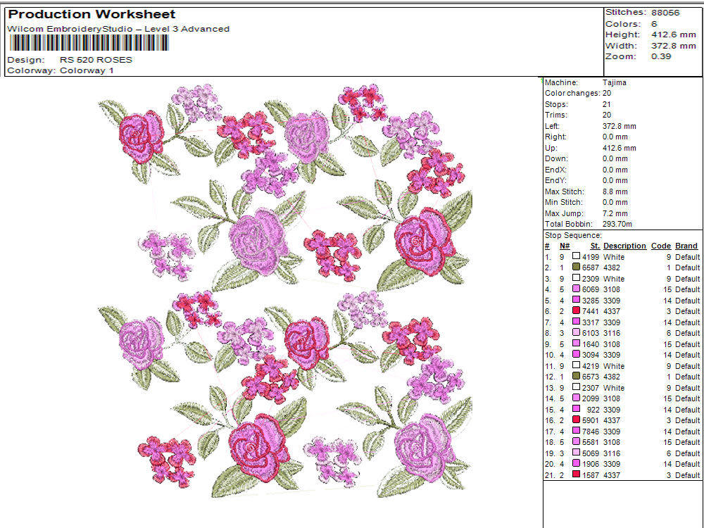 DST,PES,EMB,PXF and needed format for amazing embroidery digitization