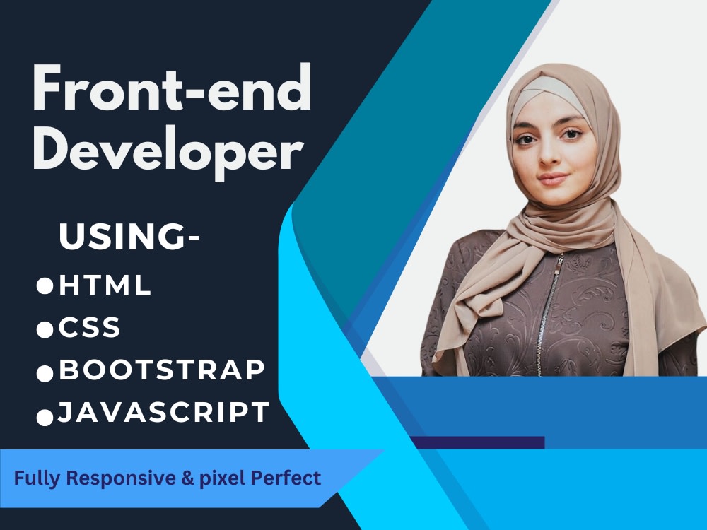 A Front-End Development of your responsive website | Front-End ...