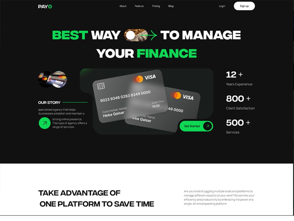 A Responsive Website UI/UX Design, Figma || Wordpress || Webflow ...
