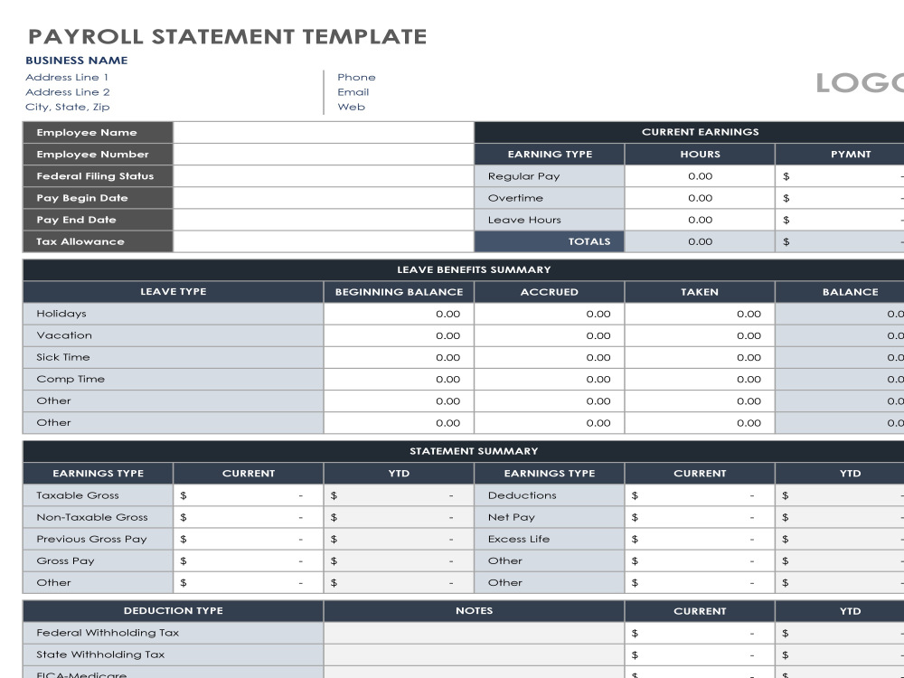 Excel base payroll, salaries spreadsheet and paystubs | Upwork