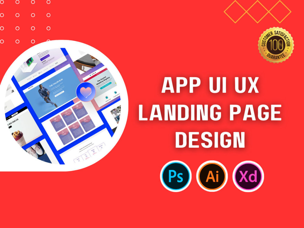 An App UI | UX Design | UI UX Design | Landing Page UI | UX Designer ...