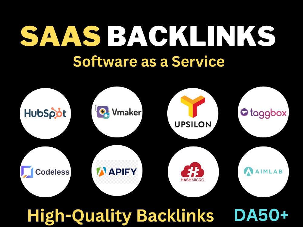 SAAS Backlinks, Guest Post and Link Insertion on DR50+ | Upwork