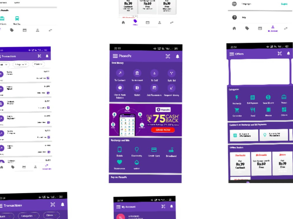 A Best UI\UX Design and Fully Complete Android apllication | Upwork