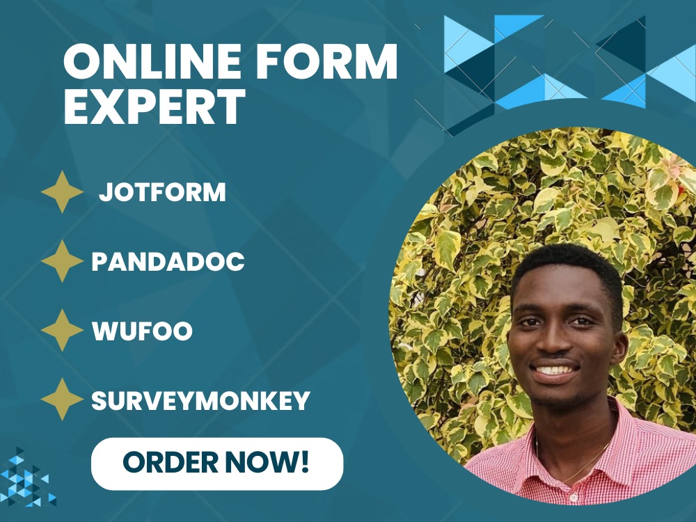 Your Online Forms, Typeform, Jotform, PandaDoc, Survey monkey, Wufoo form Upwork