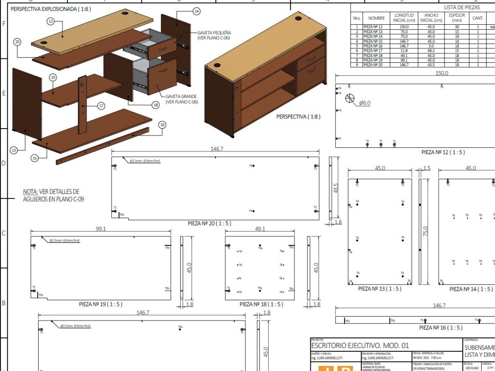 Kitchen cabinet plans and cut list | Upwork
