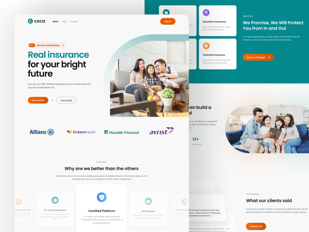 Modern & professional UI UX design for landing pages & websites in ...