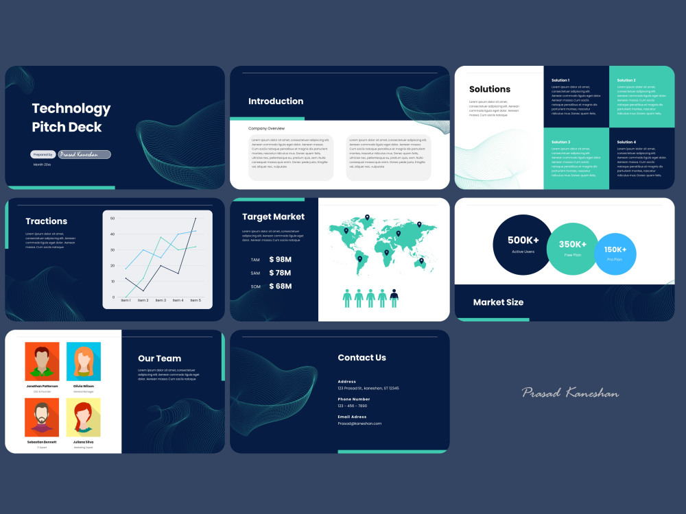 Visually stunning creative presentation design | Upwork