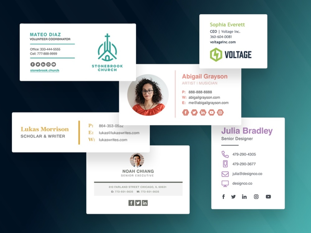 Designable Email template and clickable HTML Email signature | Upwork
