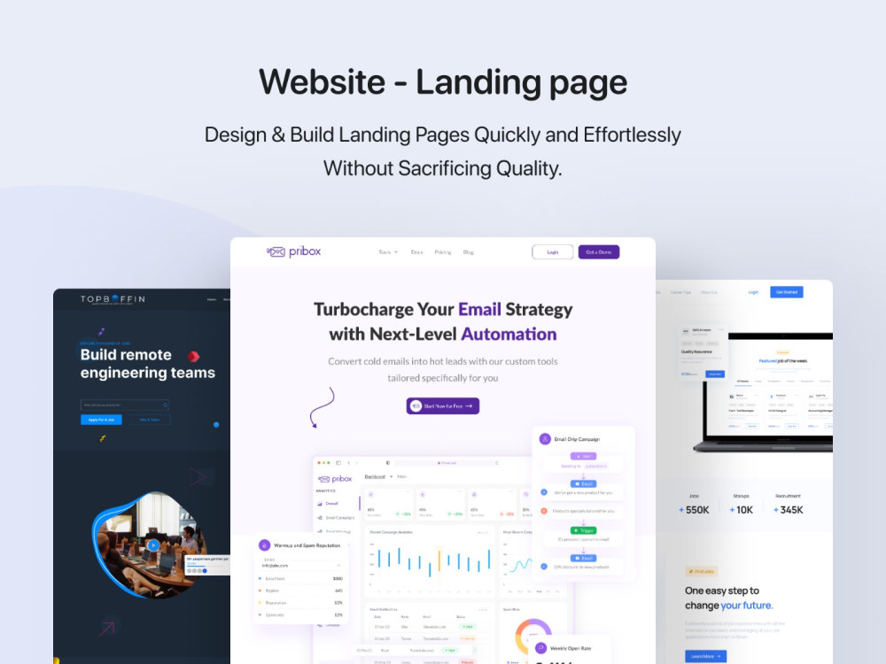 The Best landing page design from a Top UI/UX designer/ Figma Expert ...