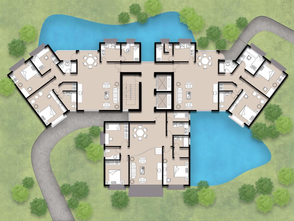 Rendered site plans, master plans, architectural plans. | Upwork