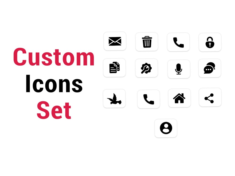 Custom Icons set for your Website or Apps | Upwork