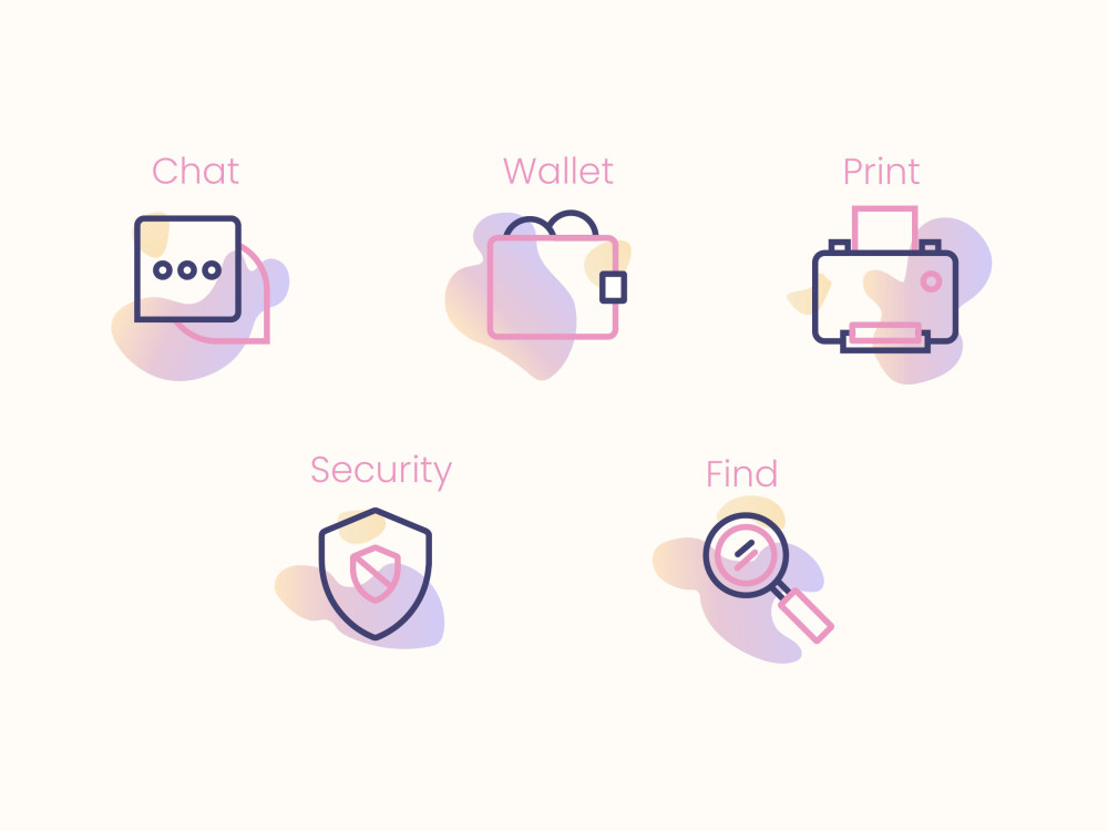 Custom and professional icon set designs | Upwork