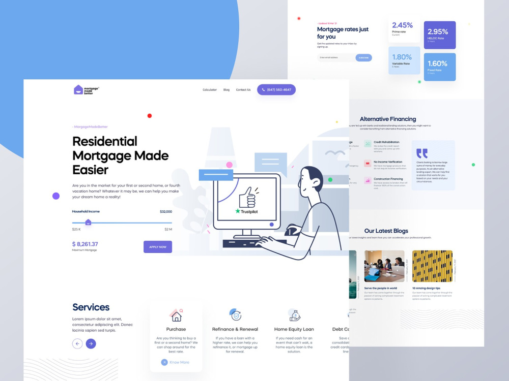 Responsive Website design in Figma | UI/UX | Website development | Upwork