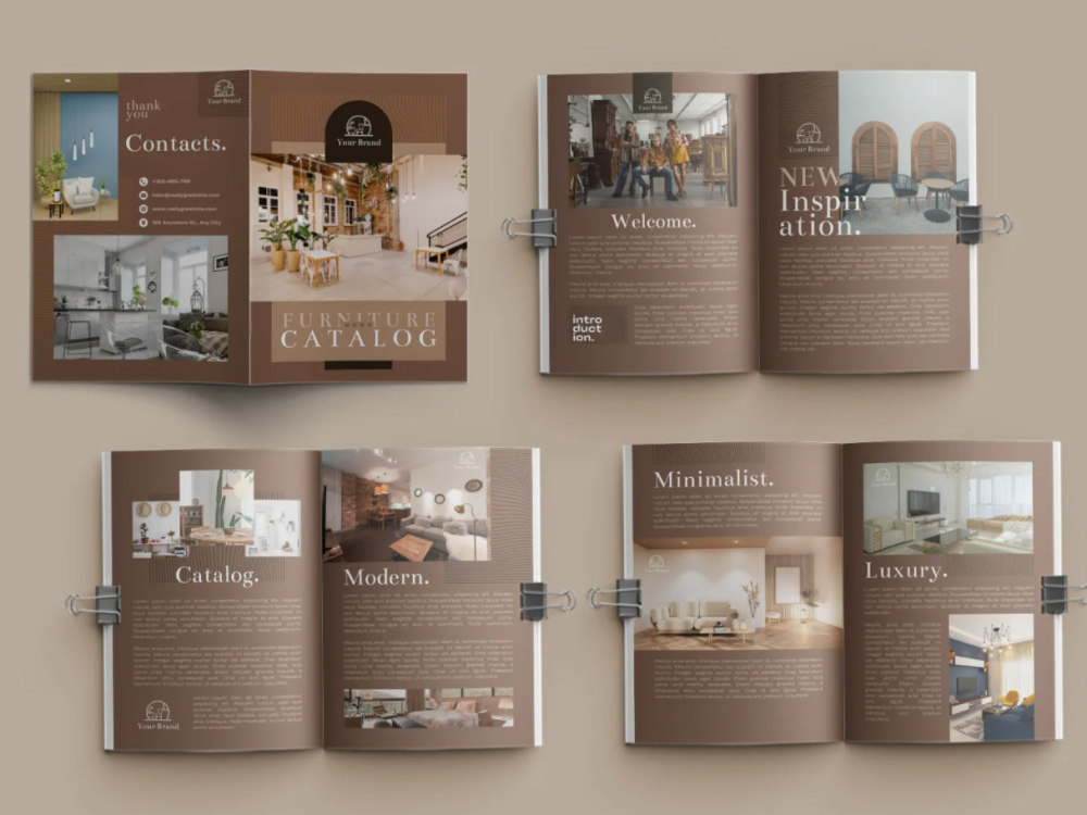 Design your company catalog/booklet Upwork