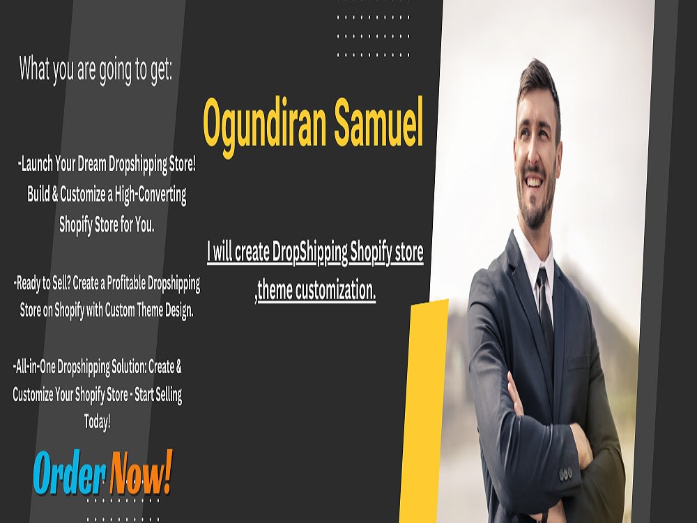 The creation of a Dropshipping Shopify store along with theme ...