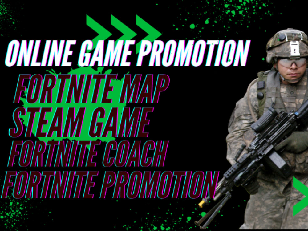 Fortnite promotion, Fortnite game promotion Fortnite map to active
