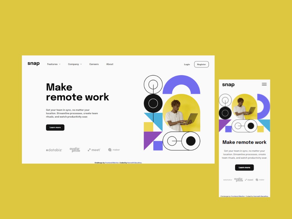 Landing Page using HTML CSS JavaScript ReactJS | Upwork