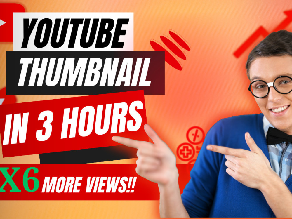 A premium eye catchy, and unique youtube thumbnail | Upwork
