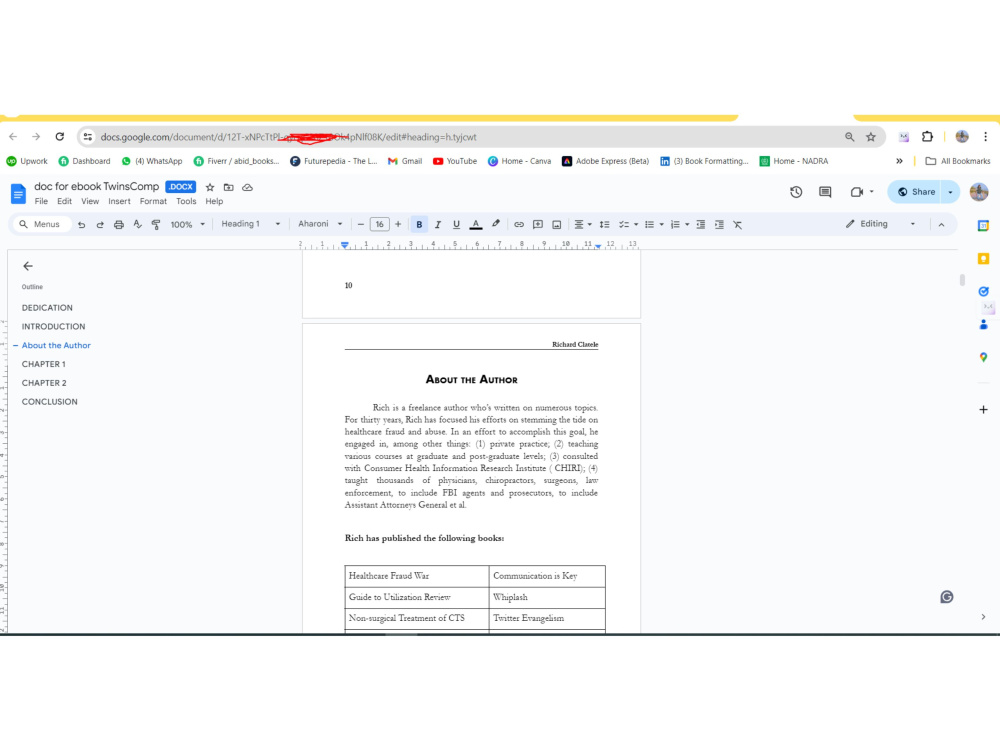 Formatting editing design services for Google Docs & Microsoft MS Word ...