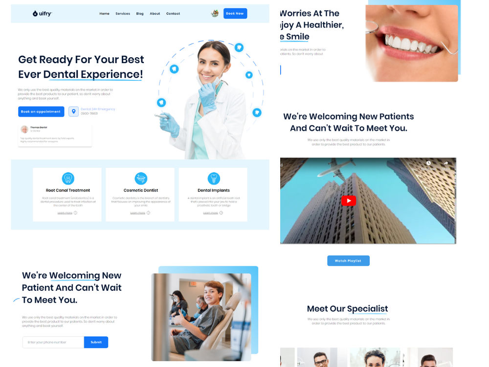 Responsive HTML CSS tailwind bootstrap website design and development ...