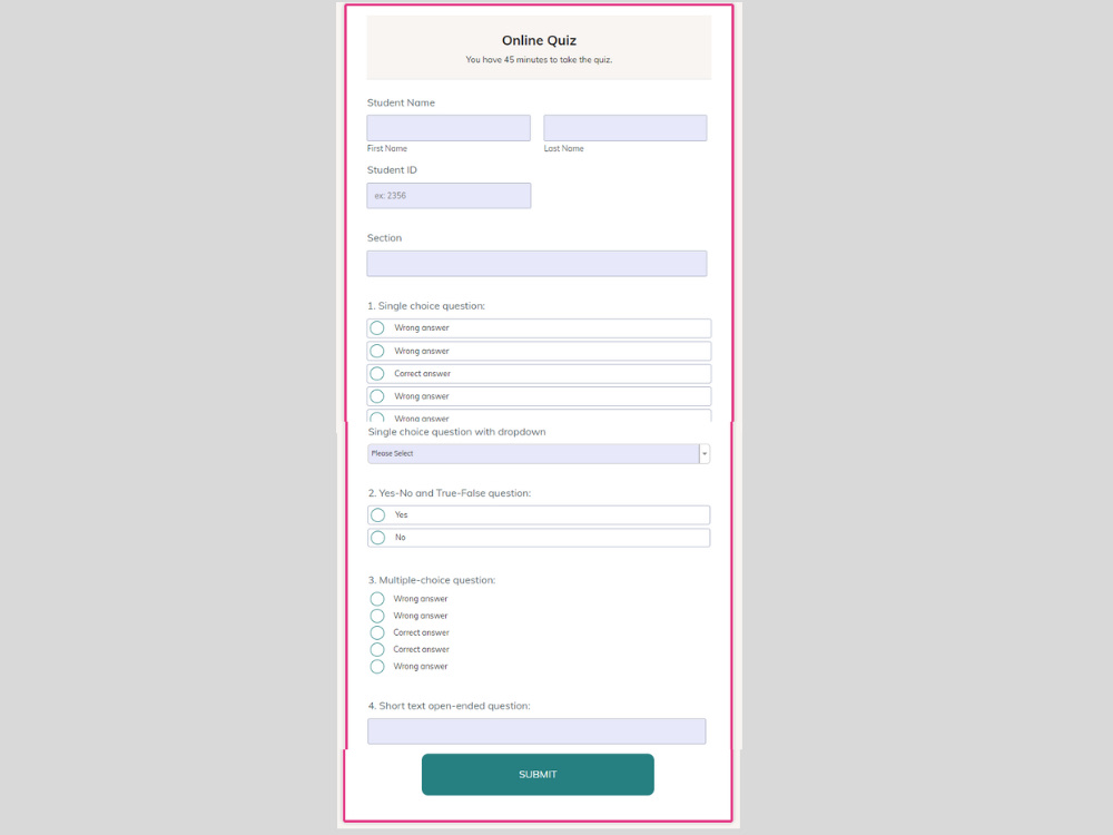 Online forms and surveys, jotform, cognito form, formstack, google form ...