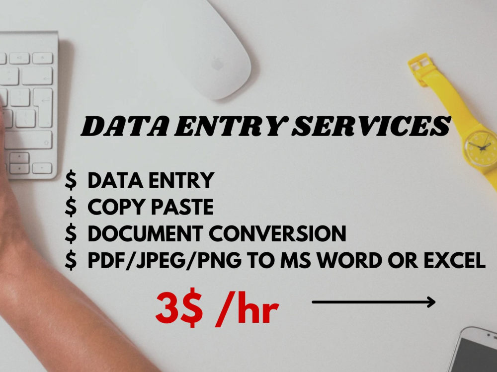 A fantastic data entry work done by me | Upwork