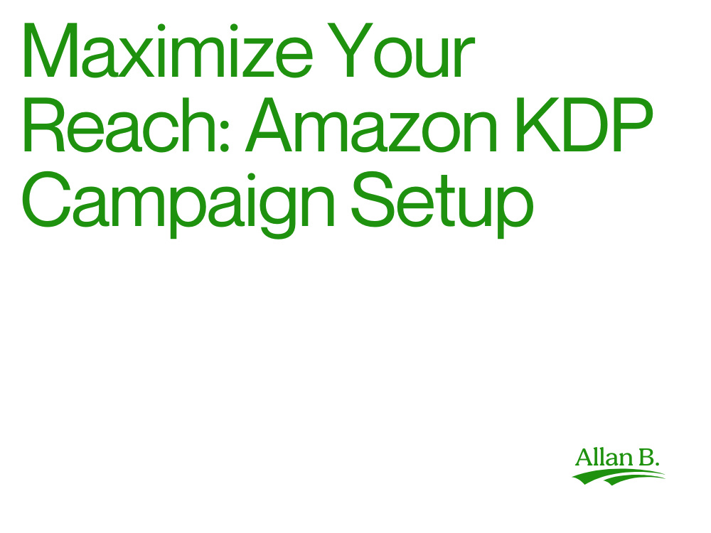 Amazon KDP Advertising Solutions. Amazon PPC Campaign Setup. Upwork