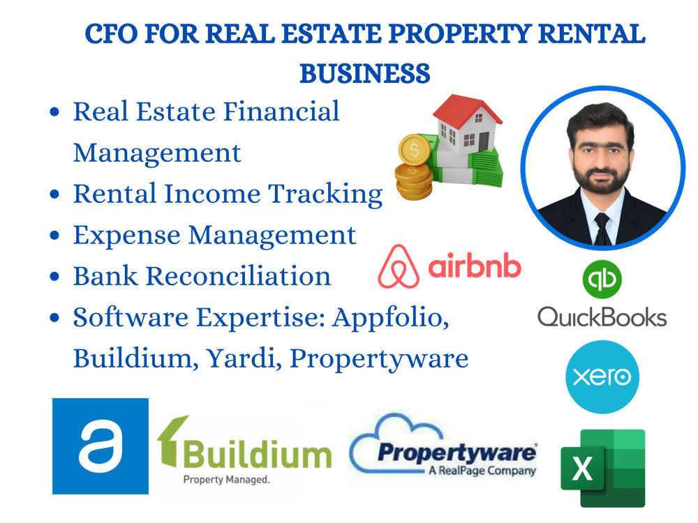 CFO for Real Estate Property Rental Business Appfolio and Buildium
