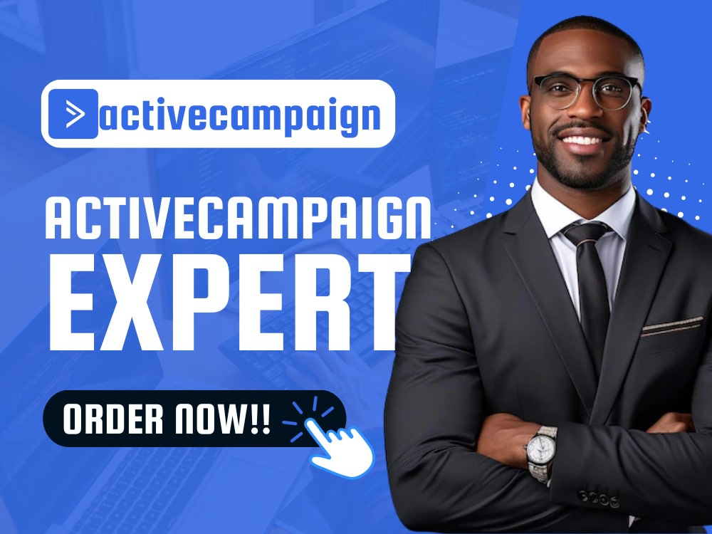 ActiveCampaign newsletter design, email template, landing page and