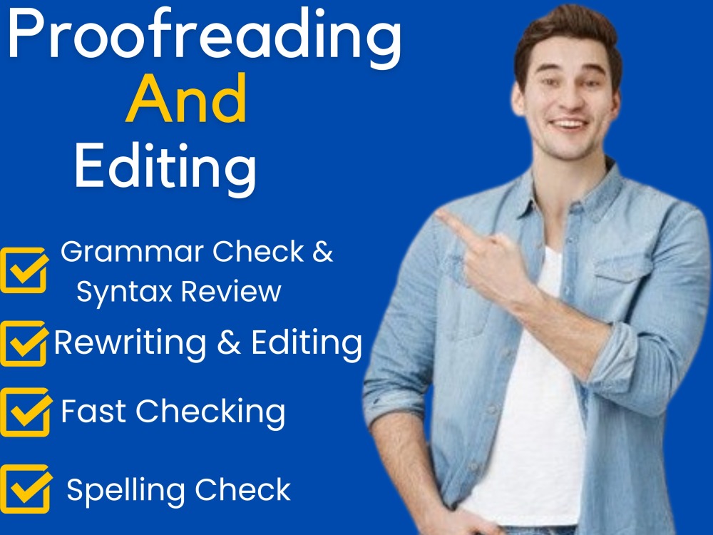 Proofreader Editor Proofreading | Editing by a professional Proofreader and Editor | Upwork