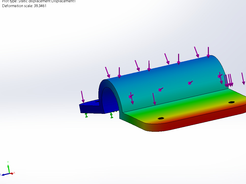 SolidWorks pressure, stress load etc analysis | Upwork