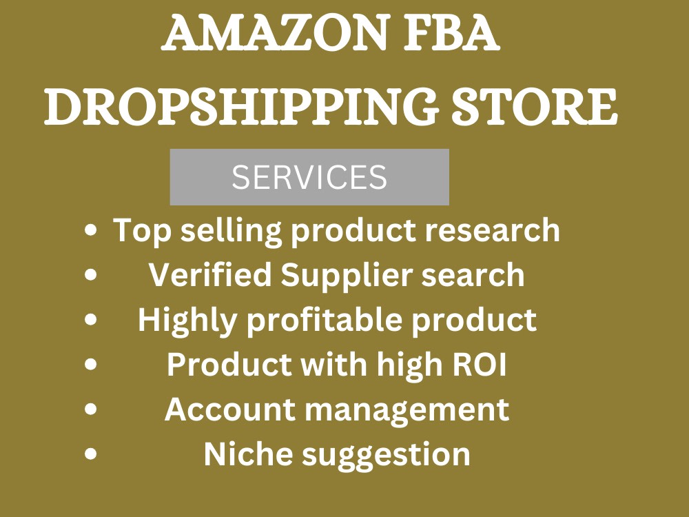 A highly converting Amazon FBA dropshipping store | Upwork